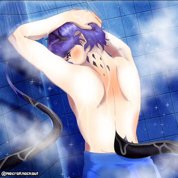 Levi in the Shower